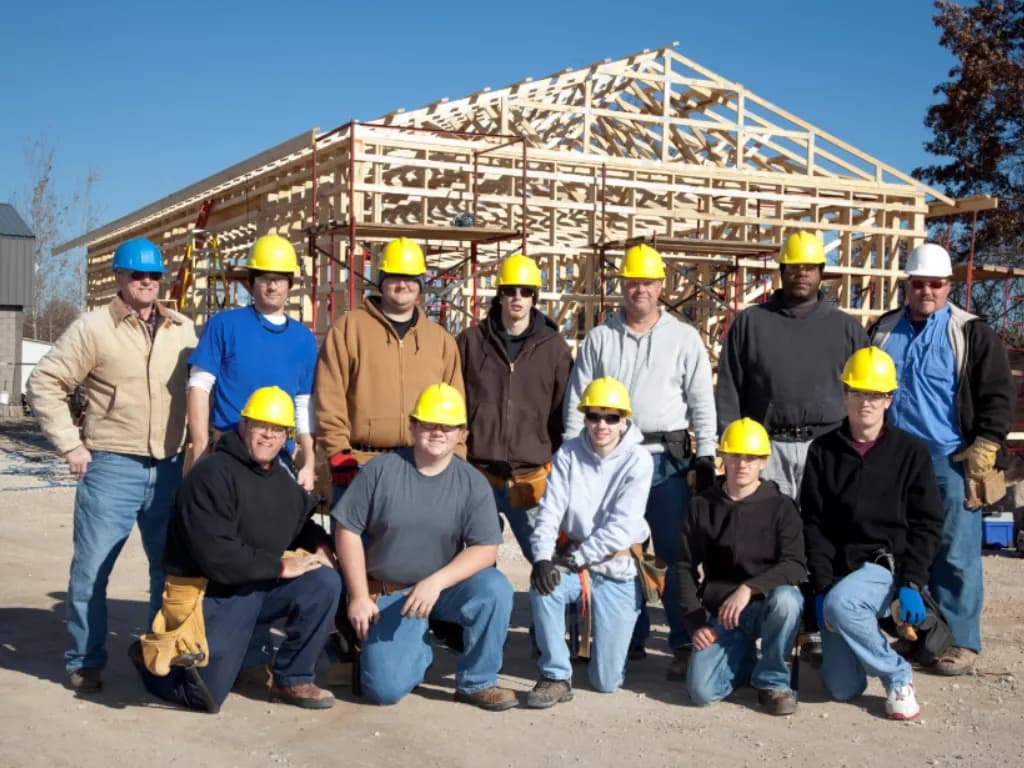 T-Bird Construction team on a home renovation site